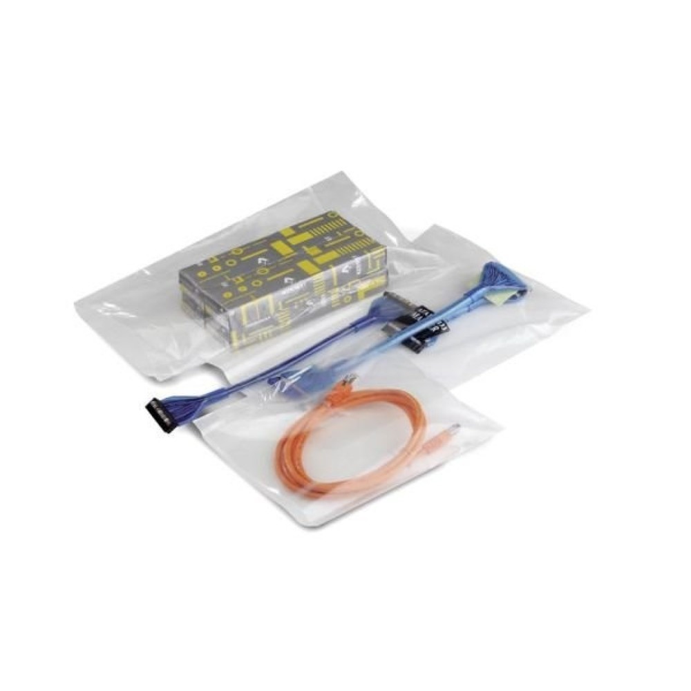 Flachbeutel, PE, transparent, 50 µ, LxB 200 x 100 mm, 2.000 Stk/VE