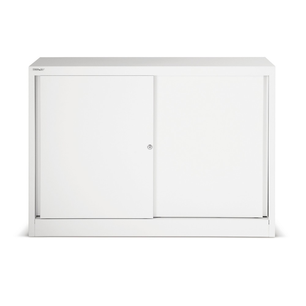 BISLEY Schiebetürschrank Premium, HxBxT 839 x 1.200 x 430 mm, weiss