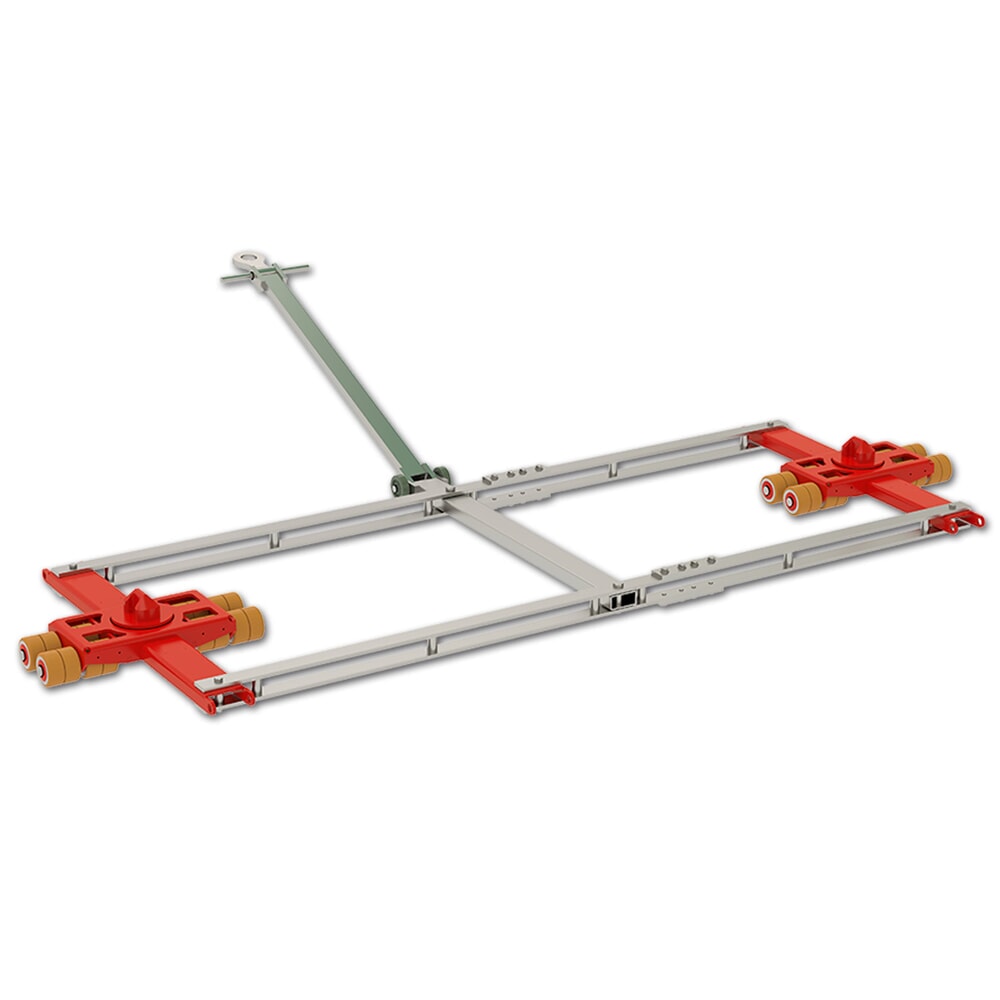 JUNG Tandemlenk-Transportfahrwerk TLB 14 K-Professional, JUWAthan®-Rollen, Tragfähigkeit 14 t
