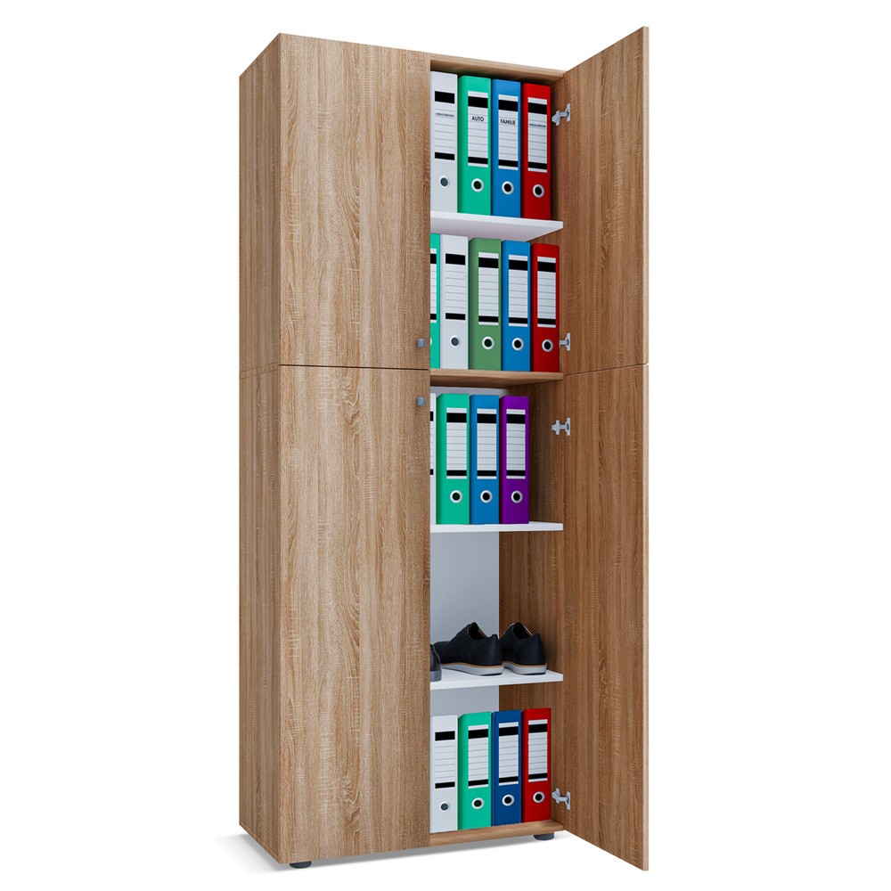 VCM Büroschrank Lona, Sonoma-Eiche