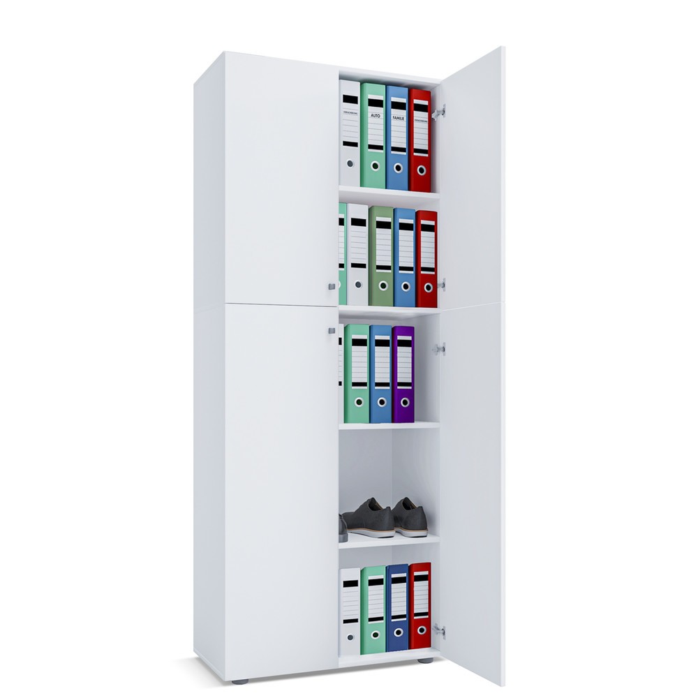 VCM Büroschrank Lona, weiss