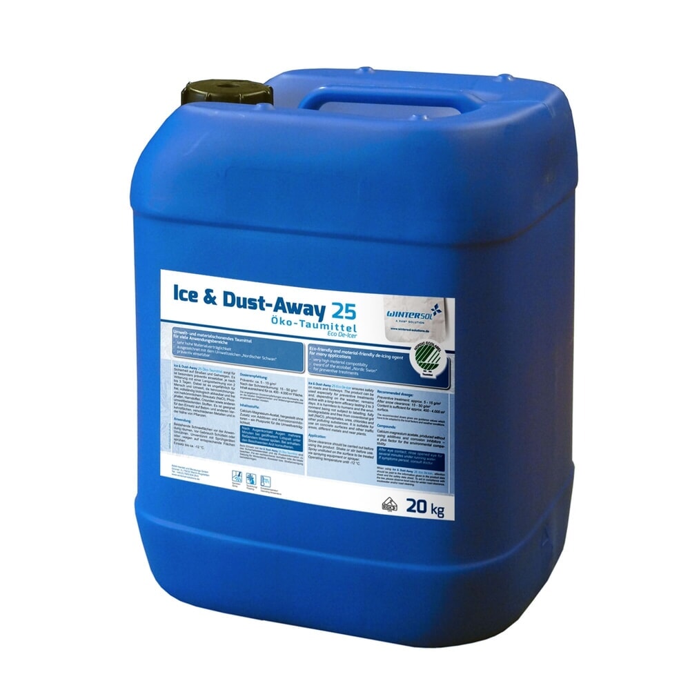 Öko-Taumittel Ice Dust Away, 36x 20-kg-Kanister, Palette
