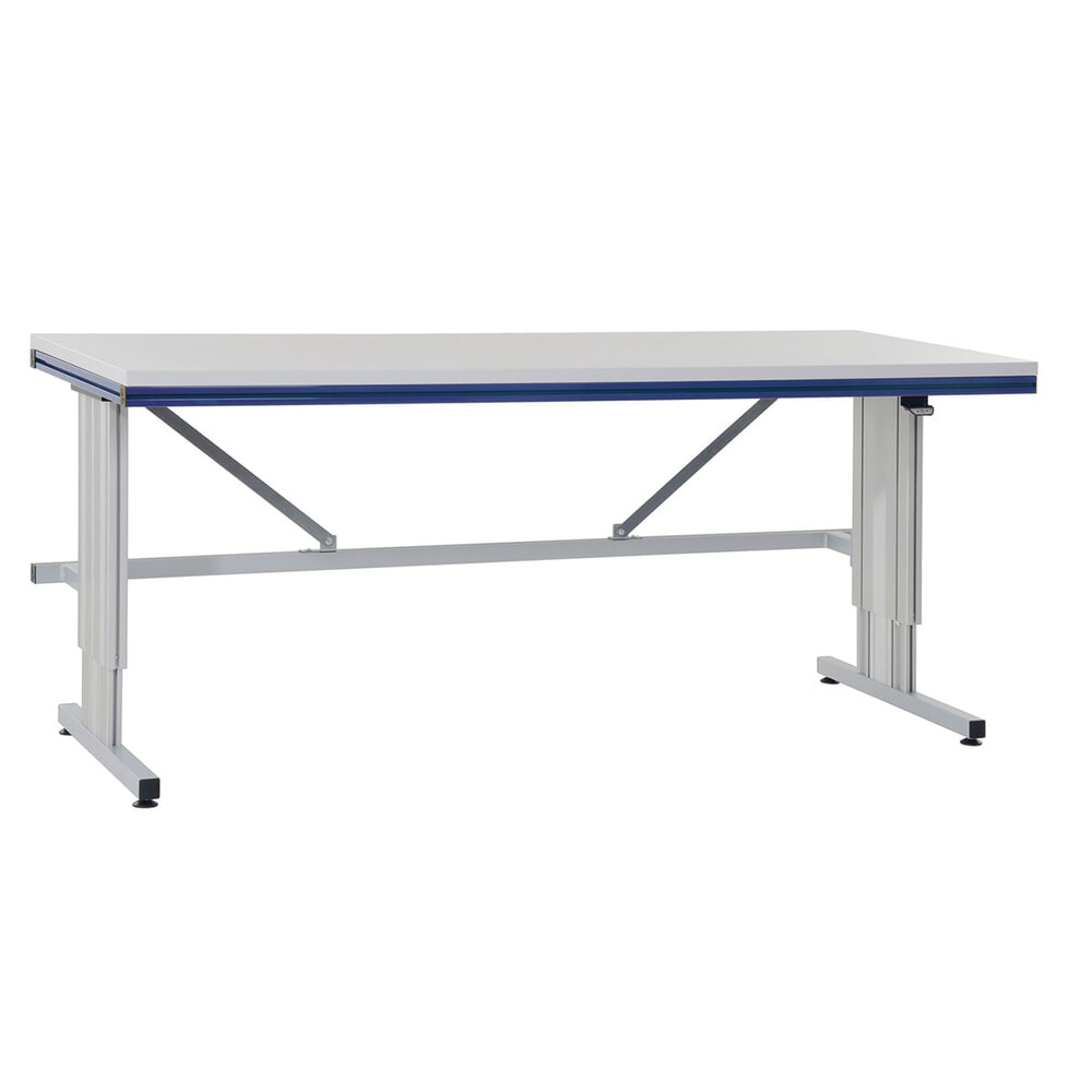 Rocholz Höhenverstellbarer Packtisch SYSTEM FLEX, elektrisch, HxBxT 720–1120 mm x 1600 mm x 800 mm