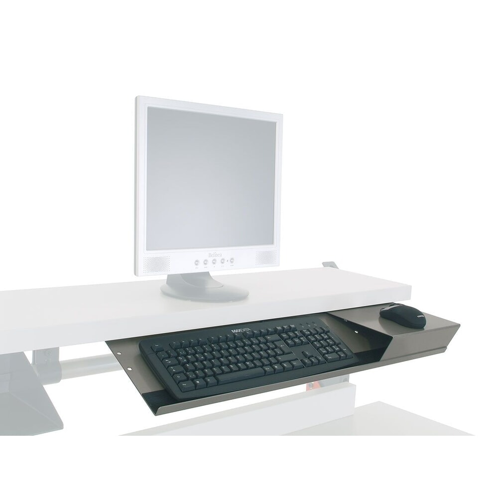 Tastatur- und Mausablage für Rocholz Packtisch SYSTEM 2000, HxBxT 20 mm x 760 mm x 210 mm