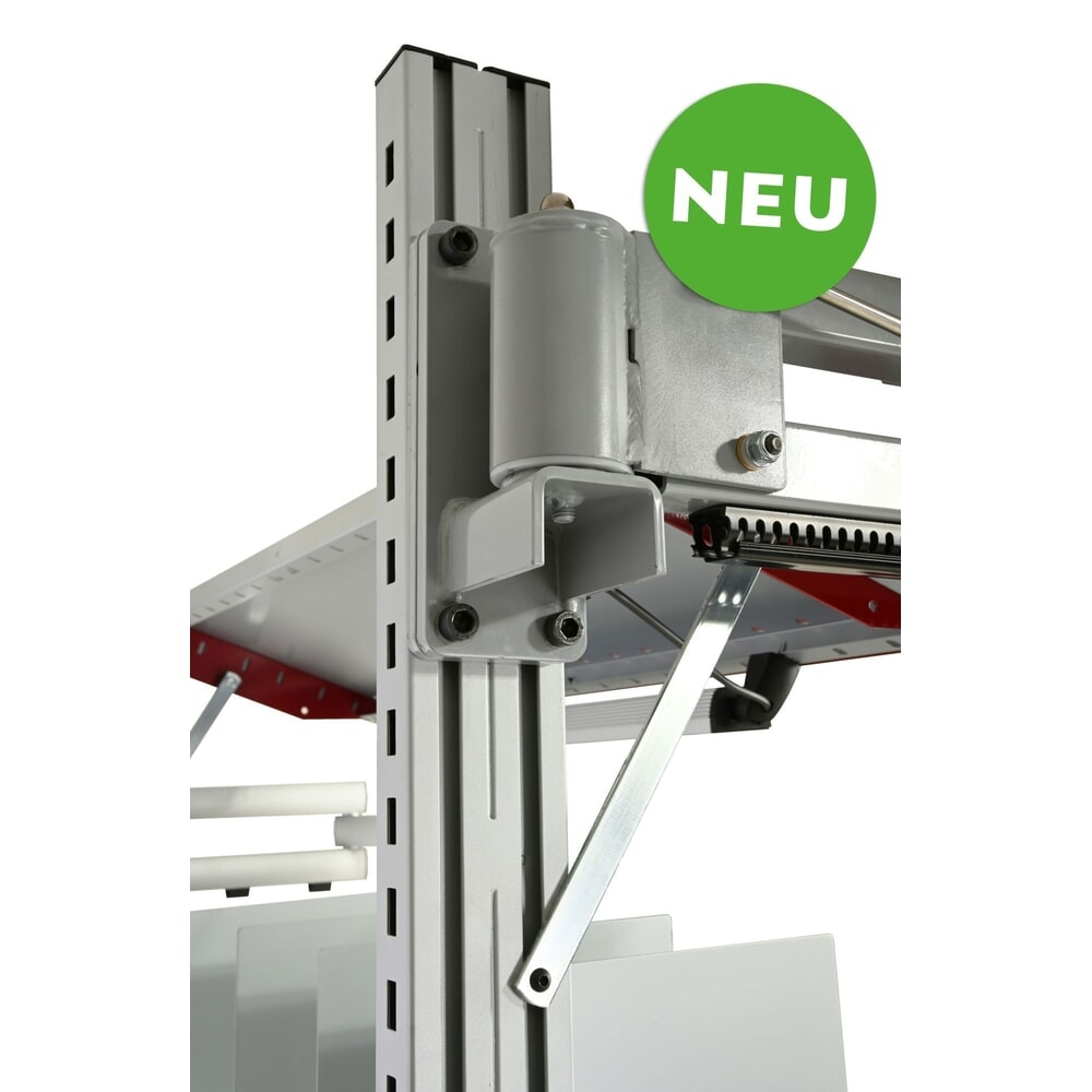 Rocholz-Profil mit Lochung, Heavy Duty, für Rocholz Packtisch SYSTEM FLEX, HxBxT 1725 mm x 40 mm x 80 mm