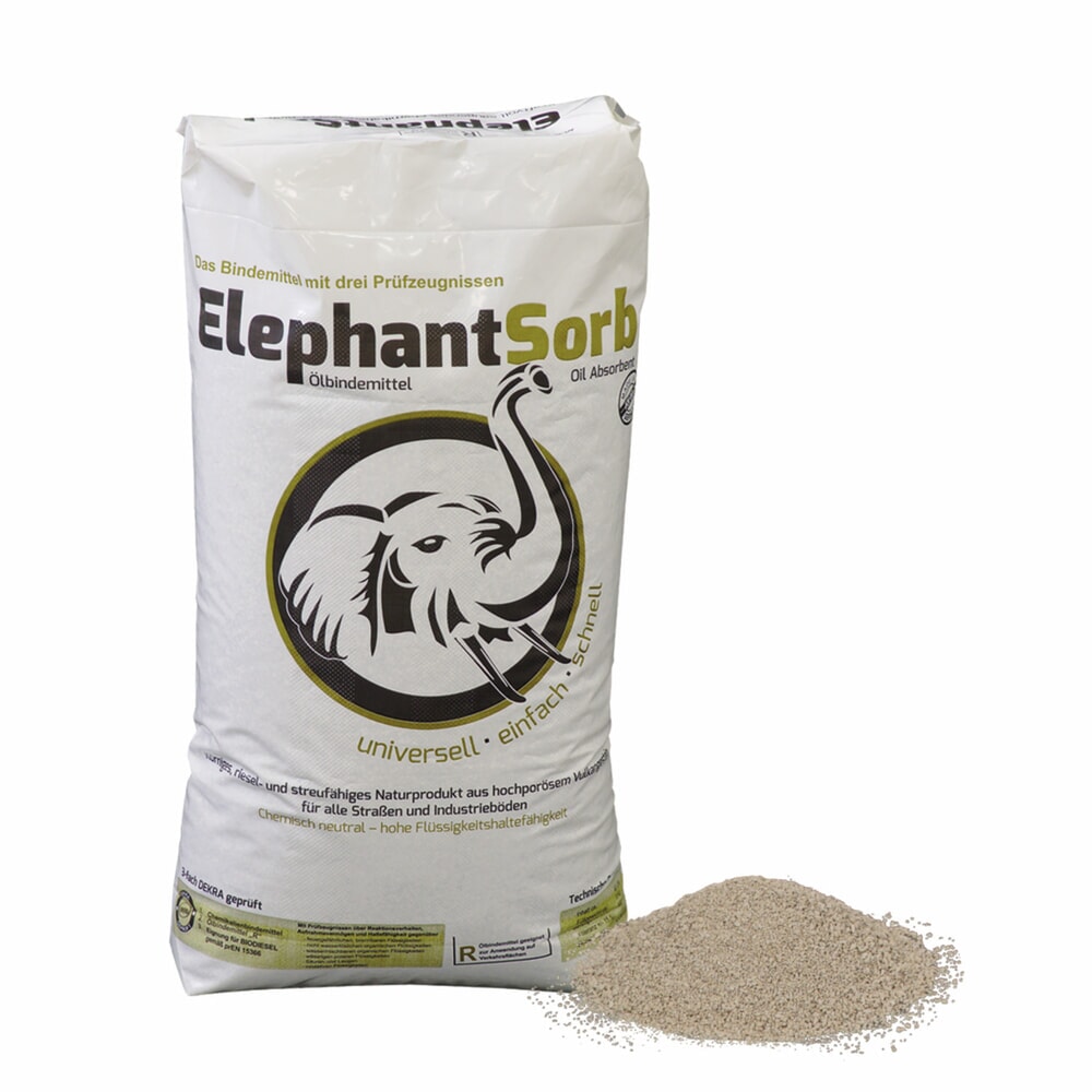 Öl- und Chemikalien-Bindemittel Elephant Sorb, Typ III R, 40 Liter, 2 Stk/VE
