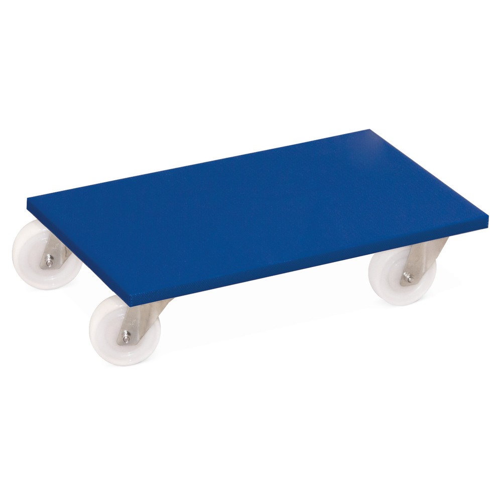 VARIOfit® Transportroller Möbelhund®, Tragkraft 500 kg, BxT 600 x 300 mm, Kunststoff-Bereifung
