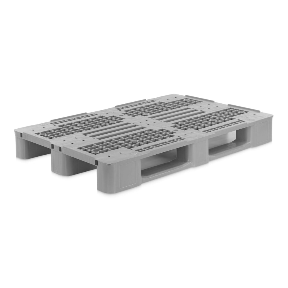 Alpha EURO-Kunststoffpalette, Polyethylen, grau
