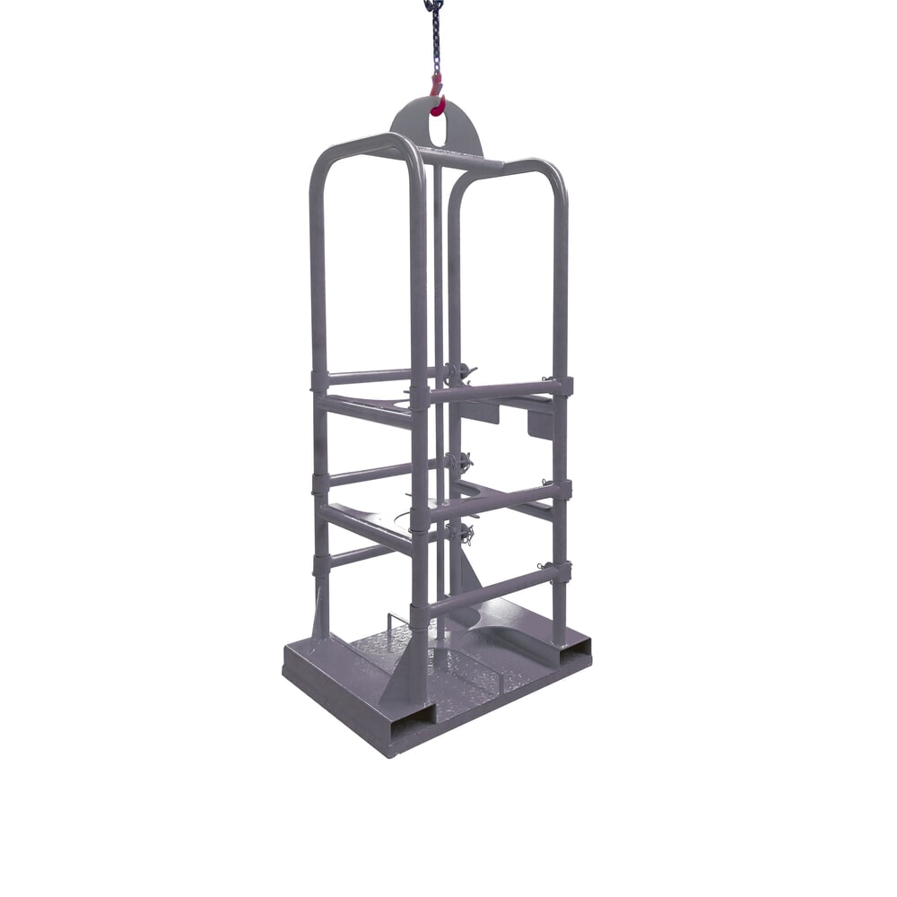 Eichinger® Gasflaschenkorb, 4 Flaschen ø 250 mm, anthrazitgrau