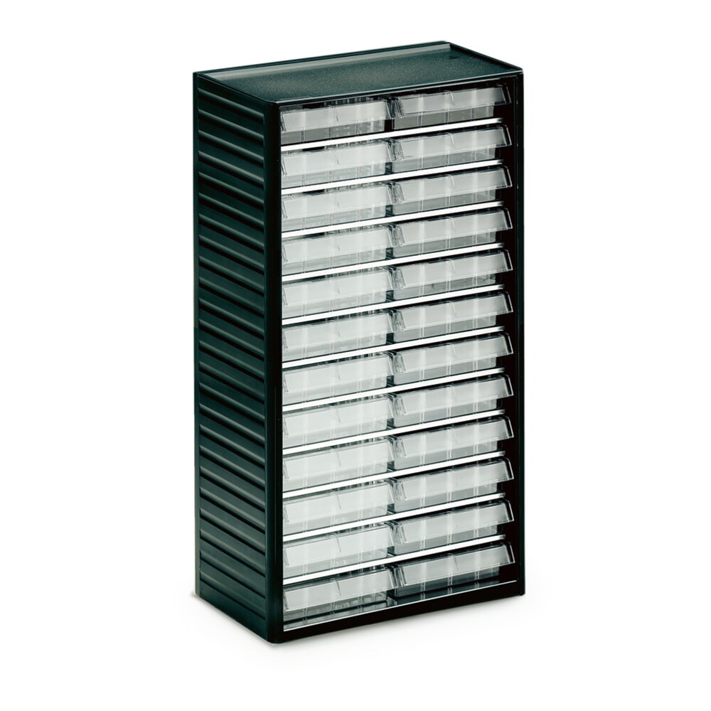 TRESTON Kleinteilemagazin Premium, Höhe 550 mm, 24 Schubladen Breite 138 mm