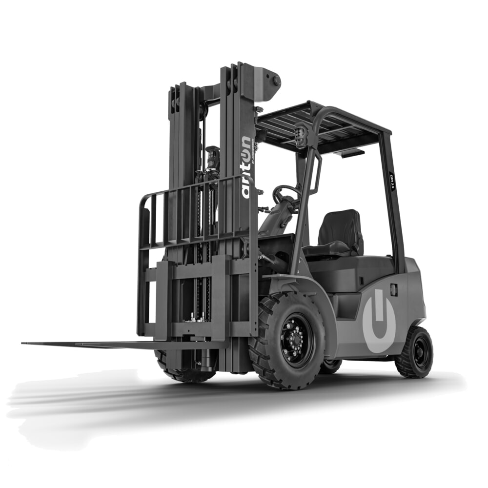 AntOn by Jungheinrich™ Elektro-Stapler CBH 3.5 mit Zweifach-Teleskop-Hubgerüst, Hubhöhe 3300 mm, Tragfähigkeit 3500 kg, inklusive externem Ladegerät 80 V, 100 A, CEE, 5-pin