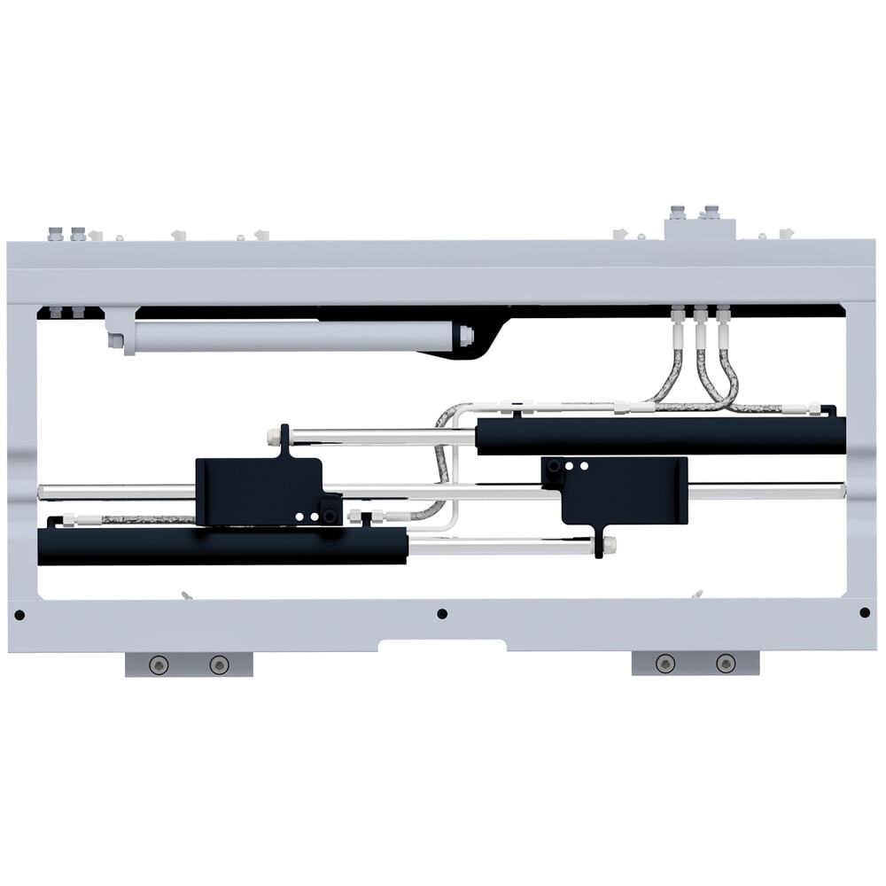 DURWEN Zinkenverstellgerät Typ LZV 45 für Stapler, Breite 1150 mm, Tragfähigkeit 5000 kg