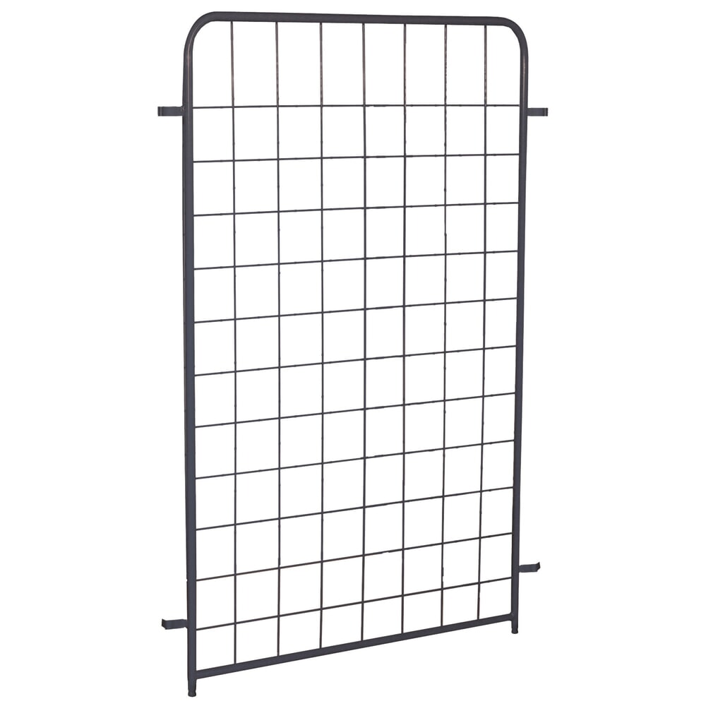 Längswand für VARIOfit® Paket- oder Etagenwagen, HxB 1525 mm x 970 mm, anthrazitgrau, starr