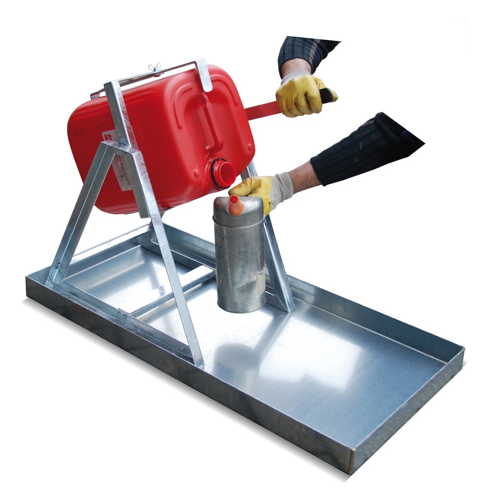 Bauer® Abfüllbock inkl. Kippstange, für 20-/25-Liter-Gebinde, verzinkt