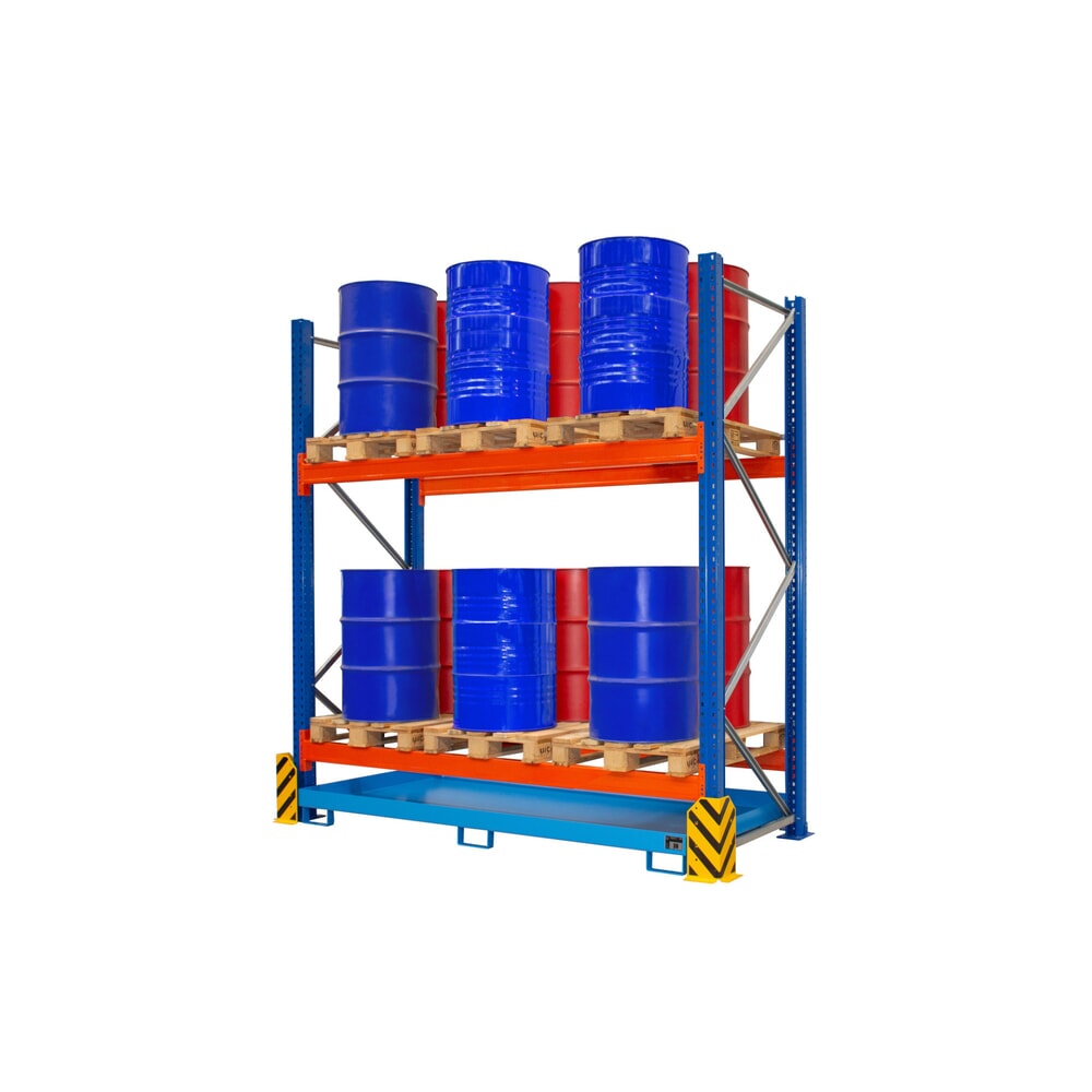 Bauer® Gefahrstoffregal UR-G 2700, Regal-Bodenwanne, lichtblau, Grundfeld