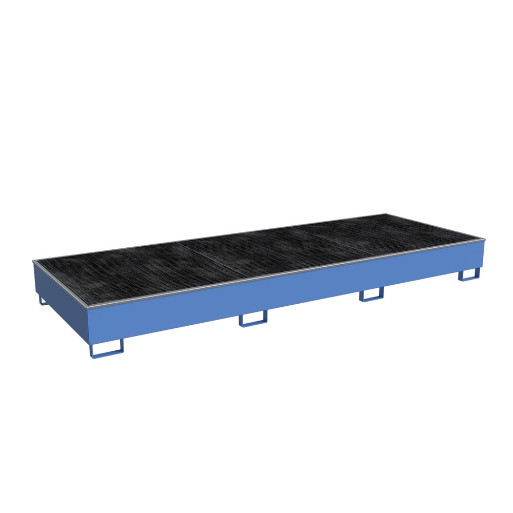 Bauer® Stahl-Auffangwanne RW-GR 3600-3 PE, lackiert, lichtblau