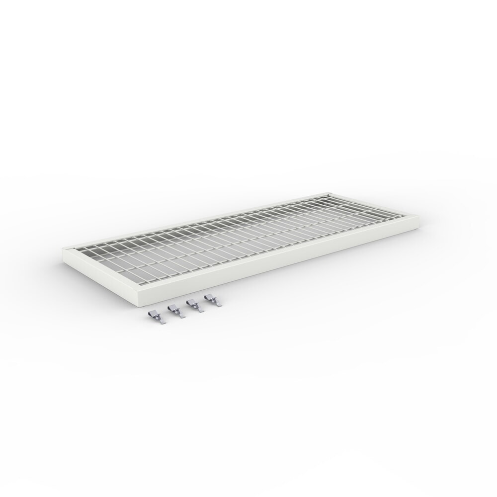 Drahtgitter-Fachboden für META Fachbodenregal CLIP S3, 150 kg Fachlast, verzinkt, BxT 1000 mm x 400 mm