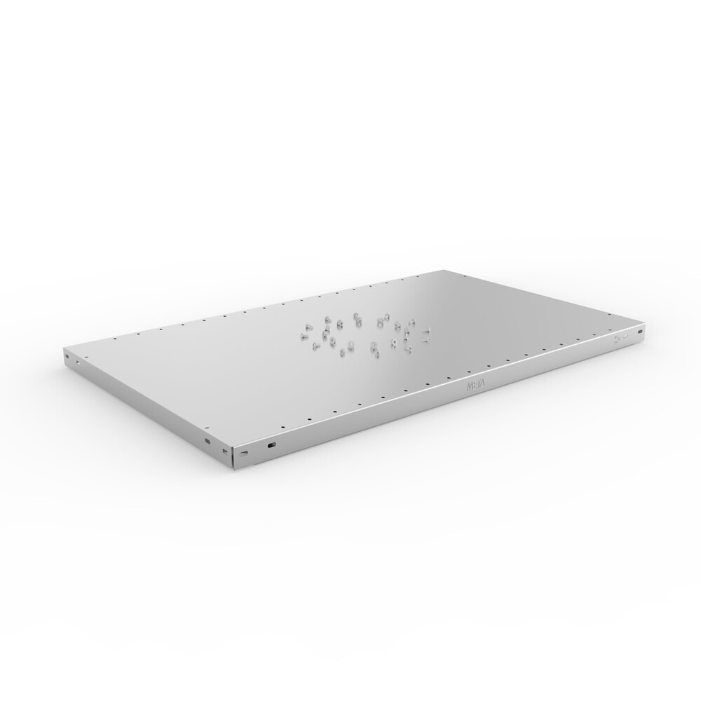 Fachboden für META Fachbodenregal FIX, 150 kg Fachlast, verzinkt, BxT 1000 mm x 600 mm