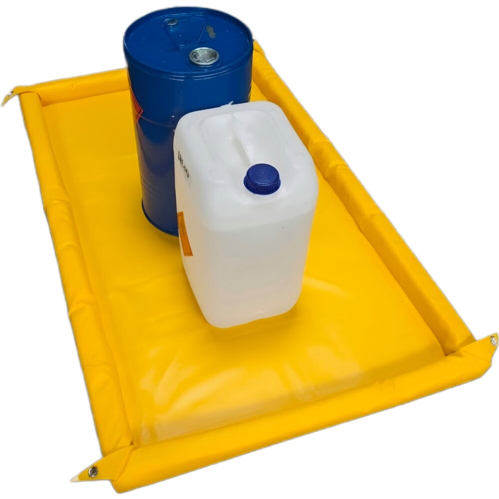 Steinbock® Faltbare Auffangwanne Light aus PVC, Schaumwand, HxBxT 50 x 750 x 1.350 mm, Auffangvolumen 38 l