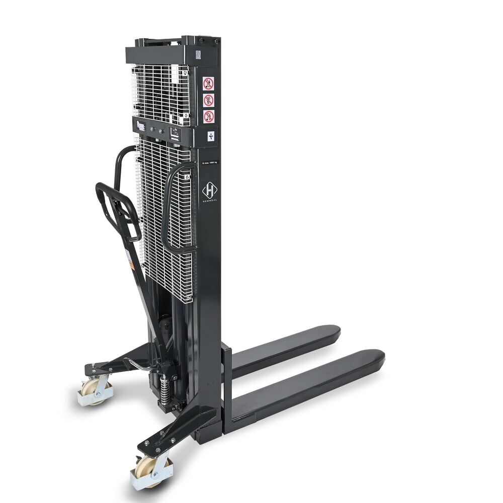 Hydraulik-Stapler HEMMDAL PSM 1.0 mit Zweifach-Teleskop-Hubgerüst, Tragfähigkeit 1000 kg, Hubhöhe 2500 mm