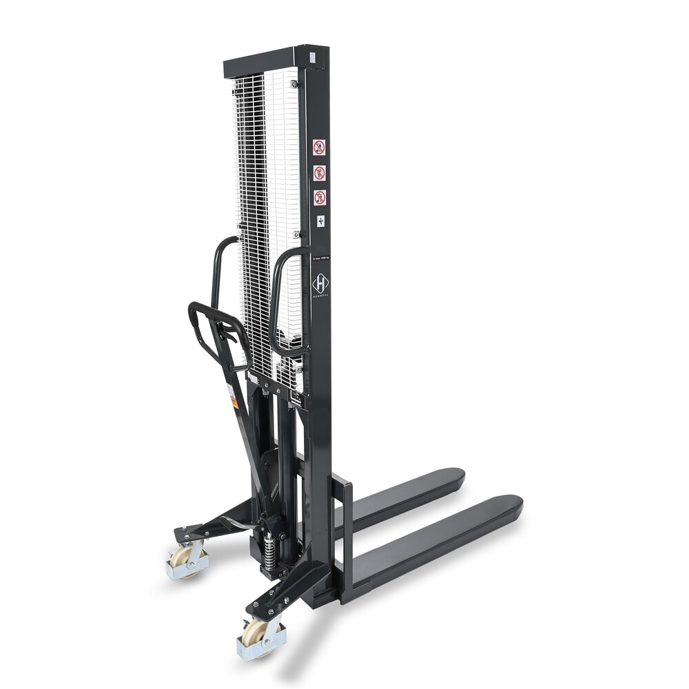 Hydraulik-Stapler HEMMDAL PSM 1.0 mit Einfach-Mast, Tragfähigkeit 1000 kg, Hubhöhe 1600 mm