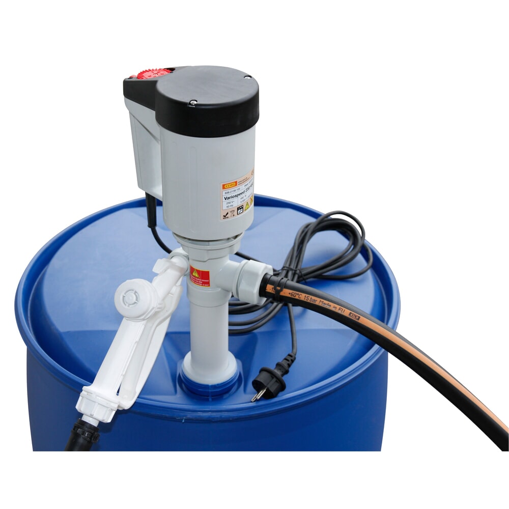 CEMO Fasspumpen-Set ECO-1 für AdBlue®, Handzapfventil, max. 80 l/min