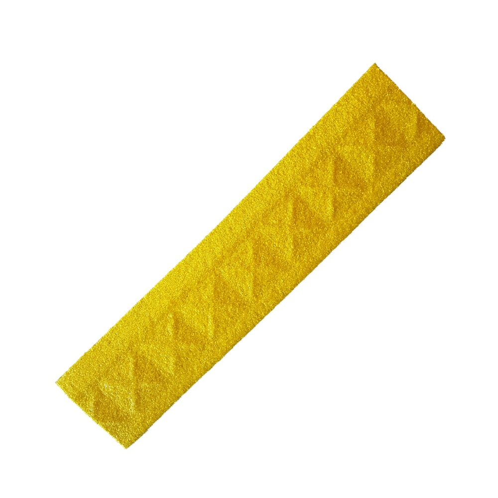 Sicherheits-Randleiste für REBOURNE® Anti-Ermüdungsmatte H-Serie, Antirutsch, weiblich, gelb, BxL 100 mm x 460 mm