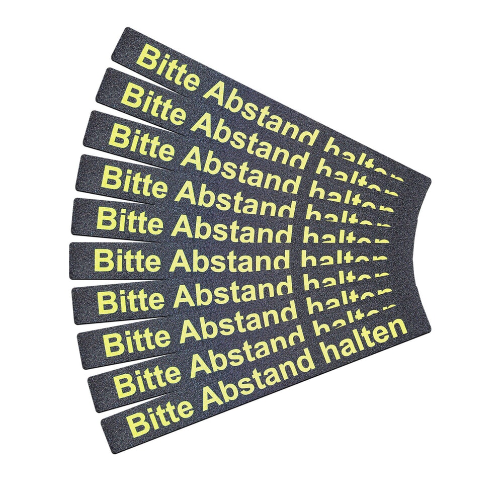 Bitte Abstand halten, LxB 100 x 800 mm
