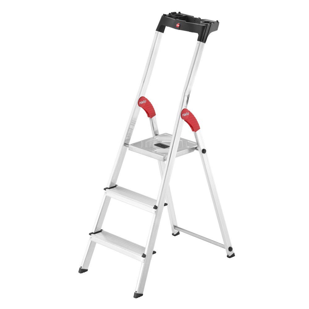 Hailo Stufen-Stehleiter L60 StandardLine, Standhöhe 0,63 m