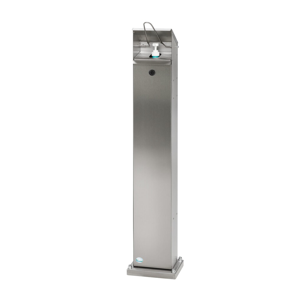VAR® Handdesinfektionsspender HDS 124, Bodenmontage, Edelstahl