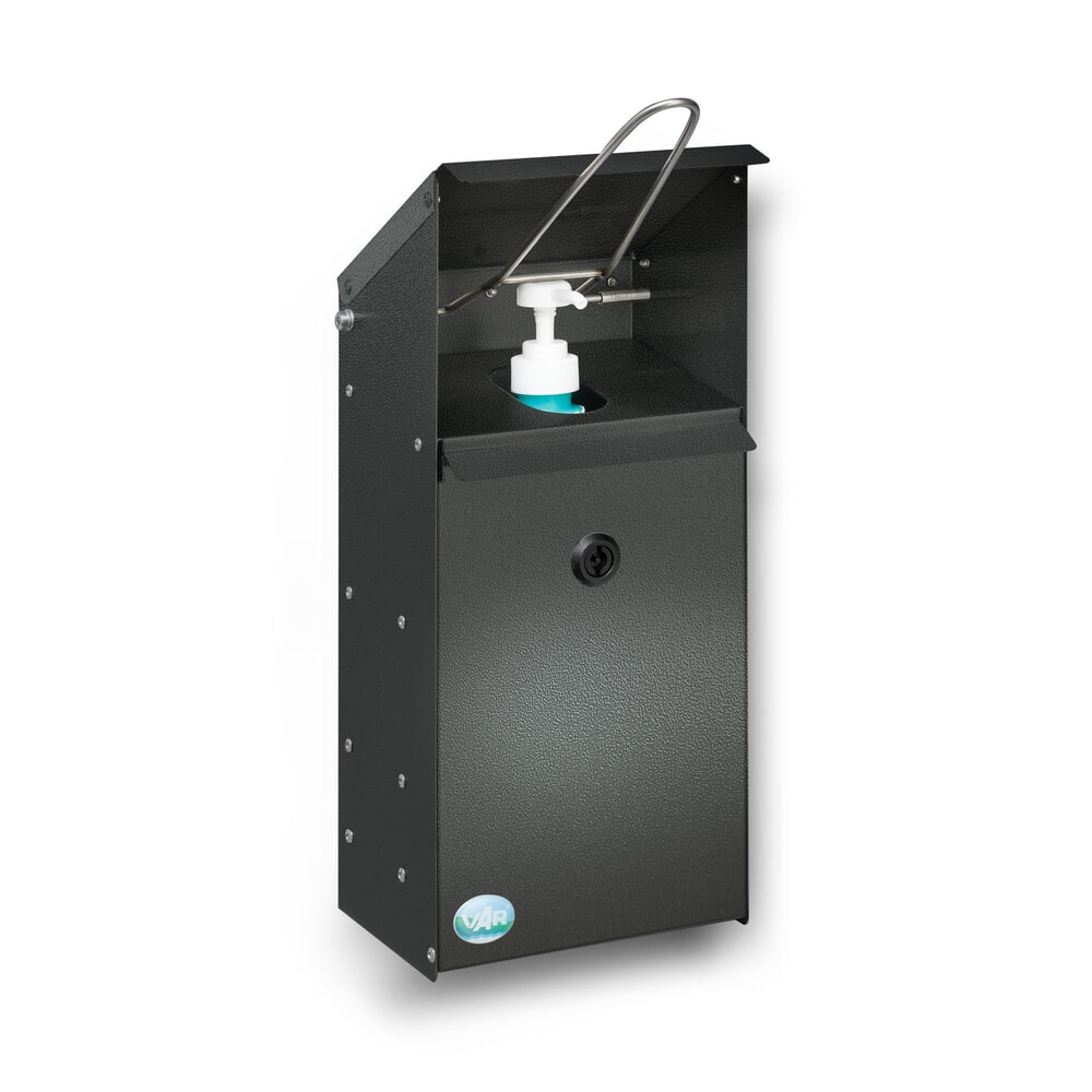 VAR® Handdesinfektionsspender HDS 41, Wandmontage, antiksilber