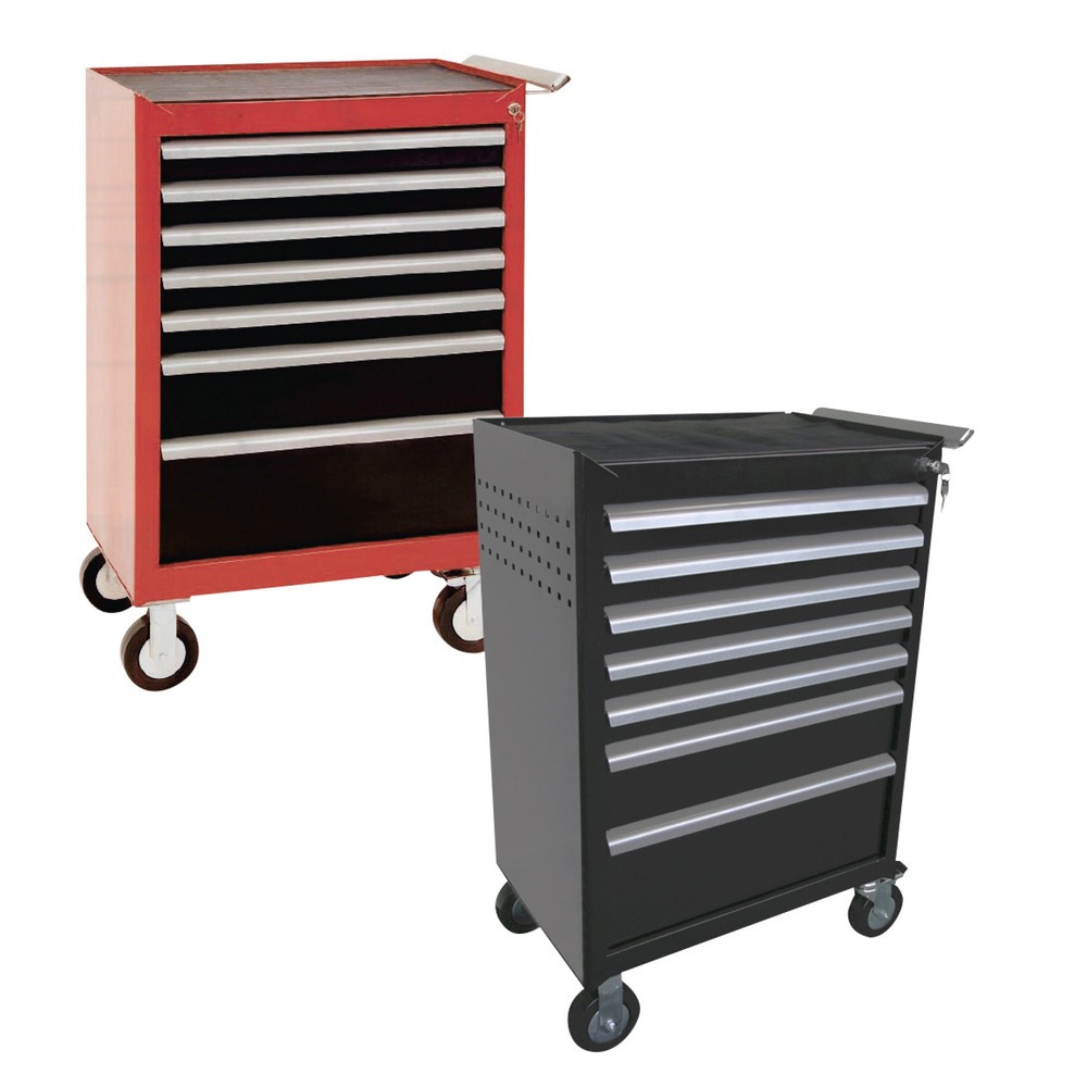 Waterloo™ Werkzeugwagen WE, 7 Schubladen, Höhe 5x 62 mm, 1x 132 mm, 1x 202 mm