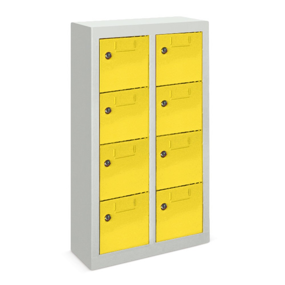 PAVOY Kleinfachschrank, 8 Fächer, HxBxT 815 x 460 x 200 mm, anthrazitgrau, anthrazitgrau
