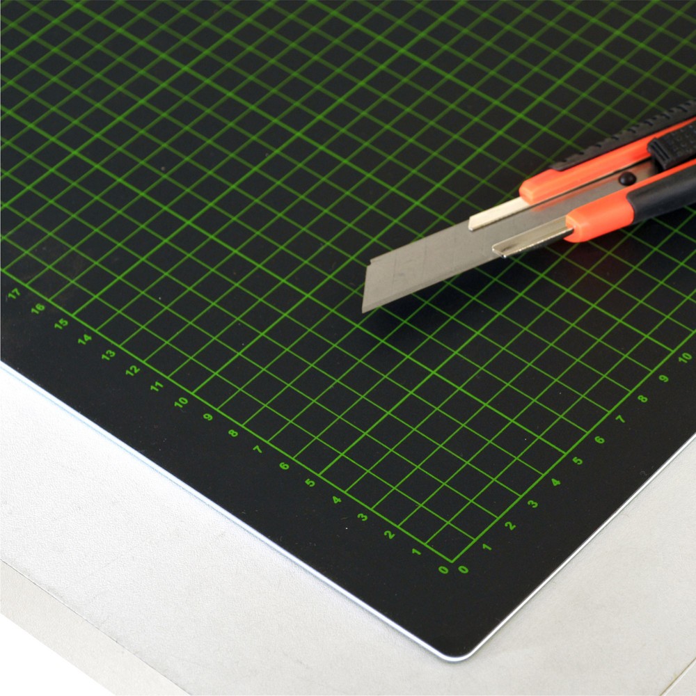Schnittfeste Unterlage für DAHMEN Packtische Basic, Classic und Multiplex, BxT 900 x 600 mm