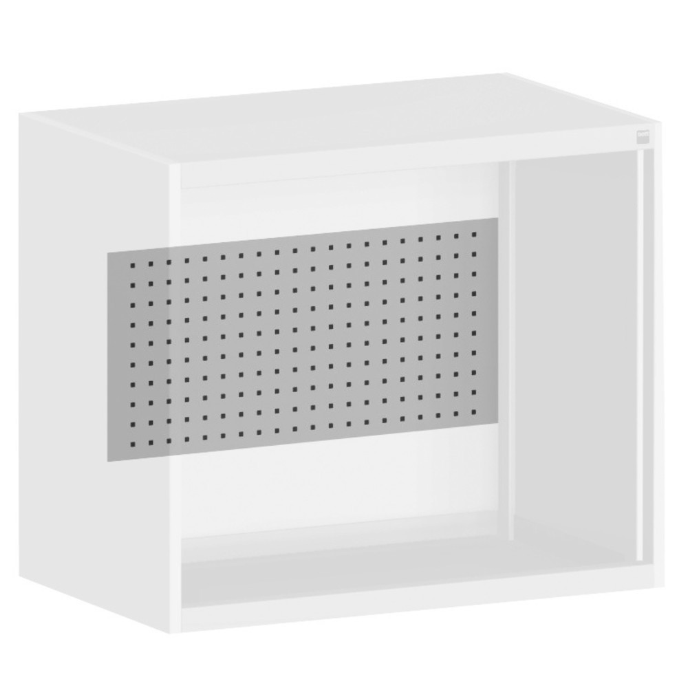 Rückwandpanel mit perfo-Lochung für bott cubio System-Flügeltürschrank, HxB 350 x 1.050 mm