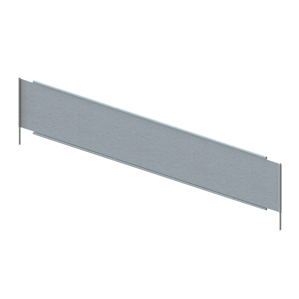 META Fachteiler, HxT 150 x 600 mm, mit Sicherheitsbügel