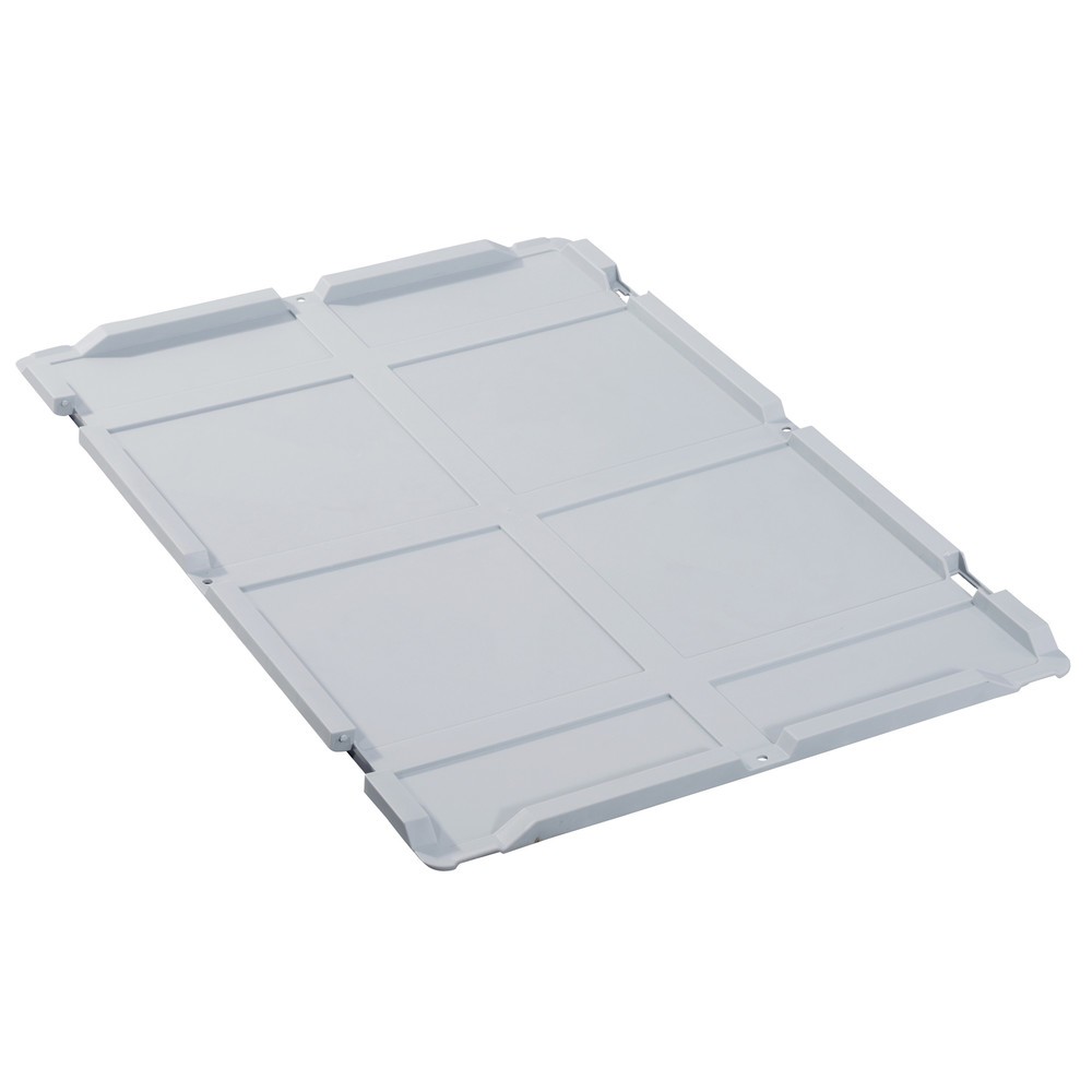 Allit Scharnierdeckel, ohne Verschlüsse, für Euro-Stapelbehälter, für BxT 400 x 300 mm