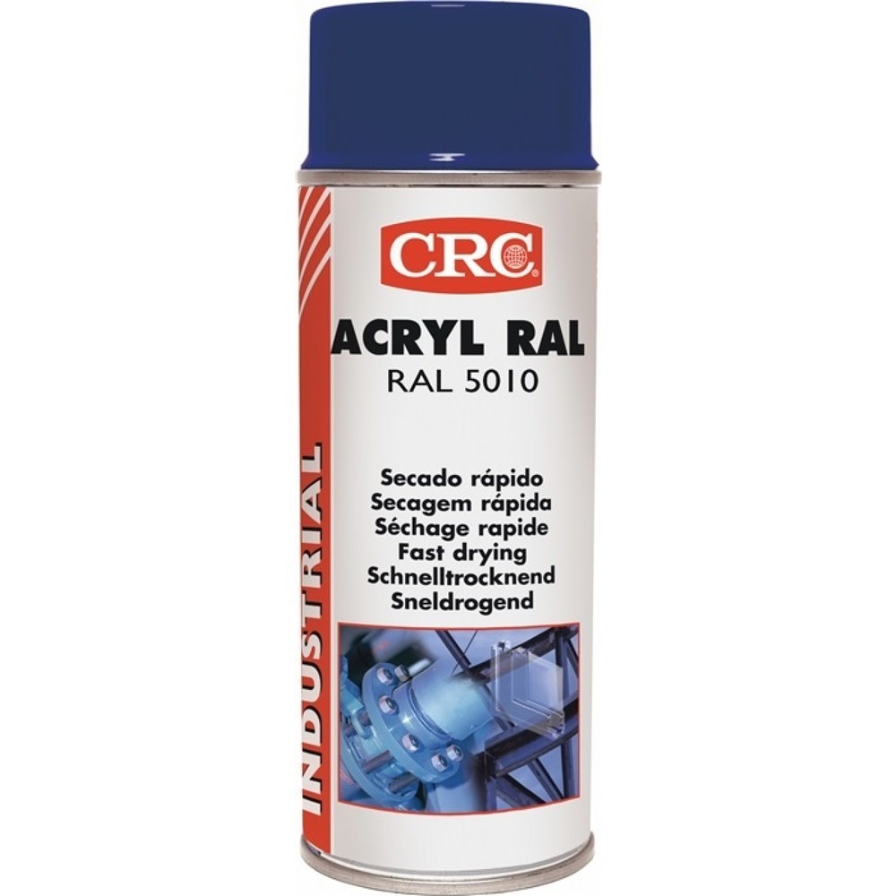 CRC Farbschutzlackspray ACRYLIC PAINT tiefschwarz ma RAL 9005 400ml Spraydose