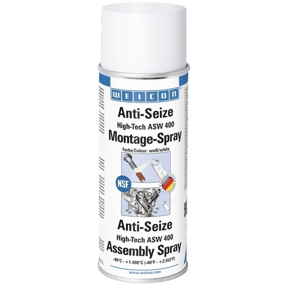 WEICON Montagepaste Anti-Seize High-Tech 400 ml weiss NSF H1 Spraydose