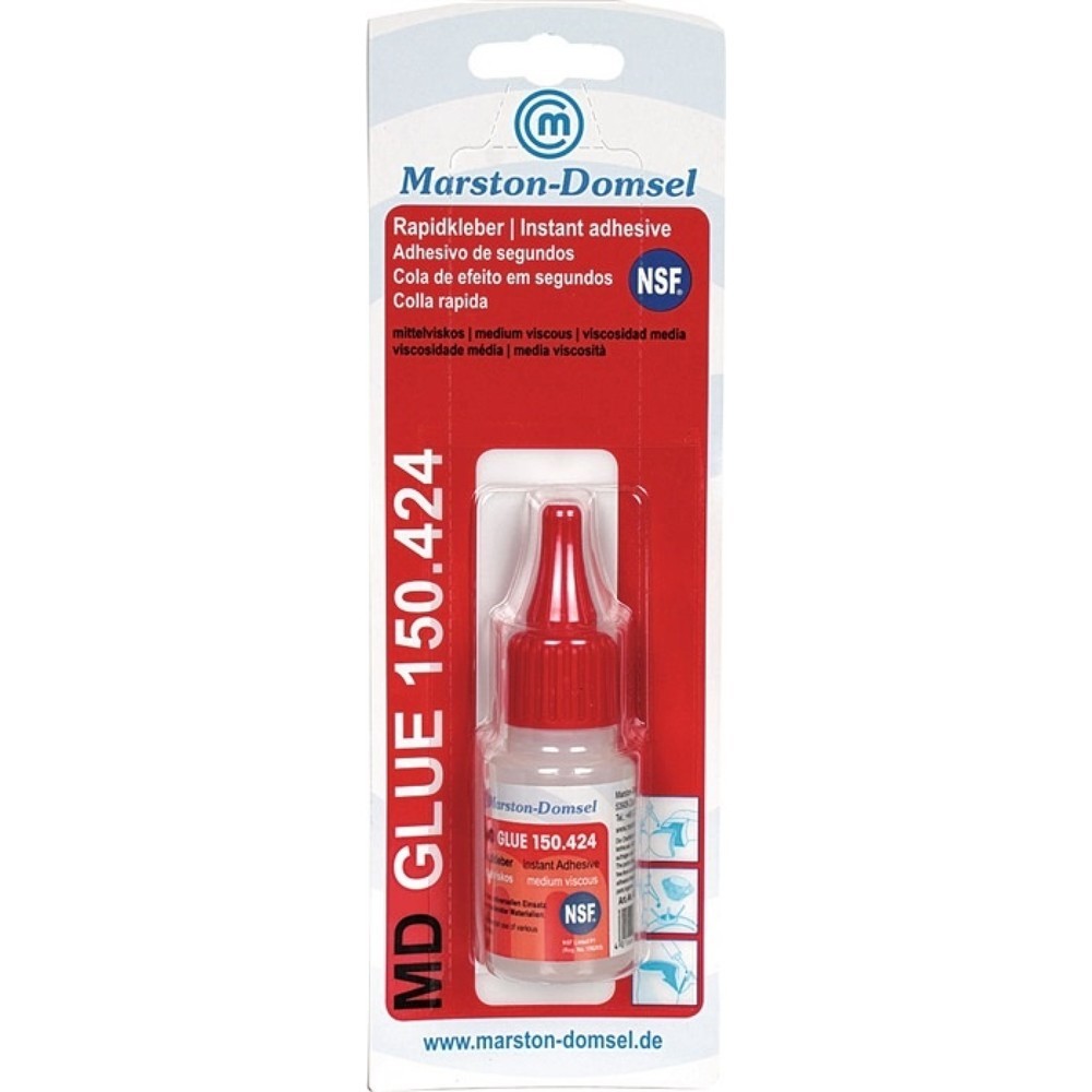 MARSTON Rapidkleber MD GLUE 150.424 20g NSF P1 farblos Flasche