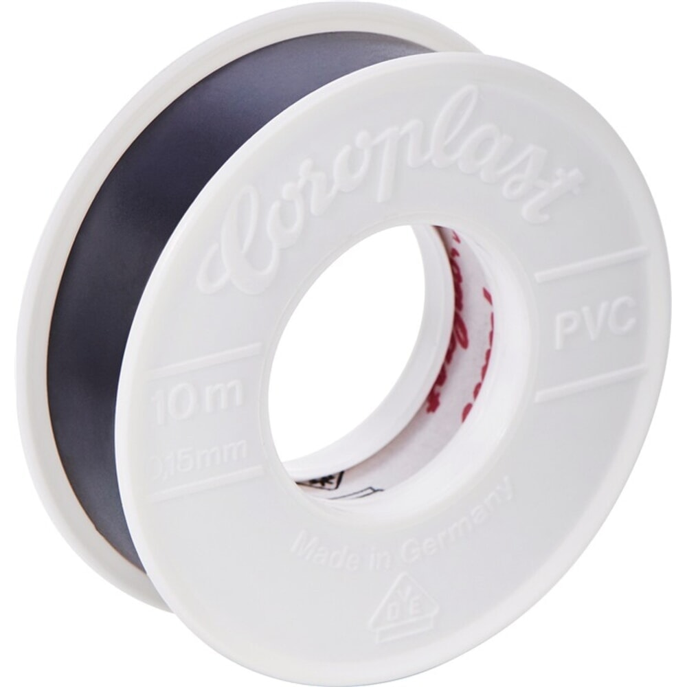 COROPLAST Elektroisolierband 302 grau L.10m B.15mm Rl