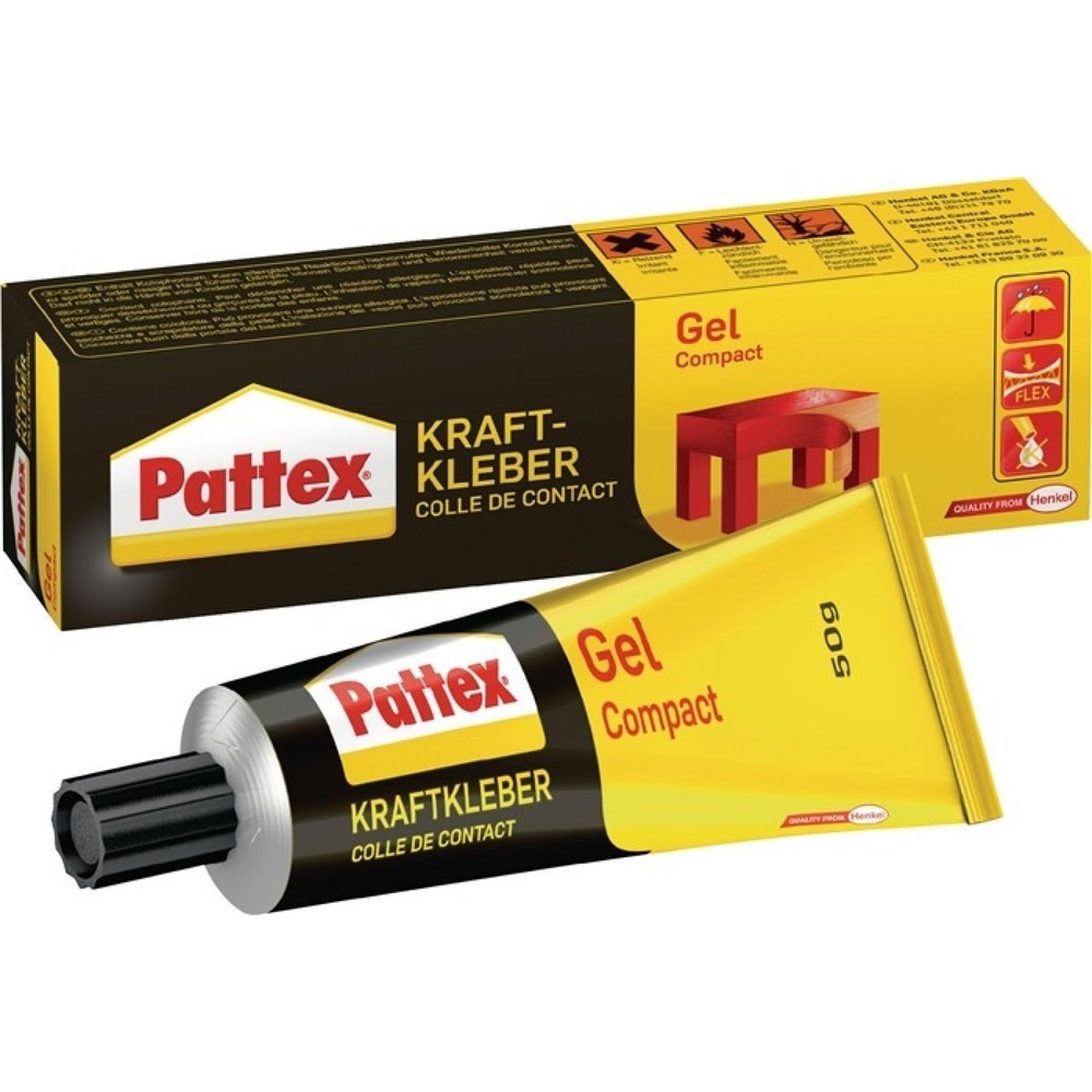 PATTEX Kraftkleber Gel Compact 40GradC b.+70GradC 50g Tube