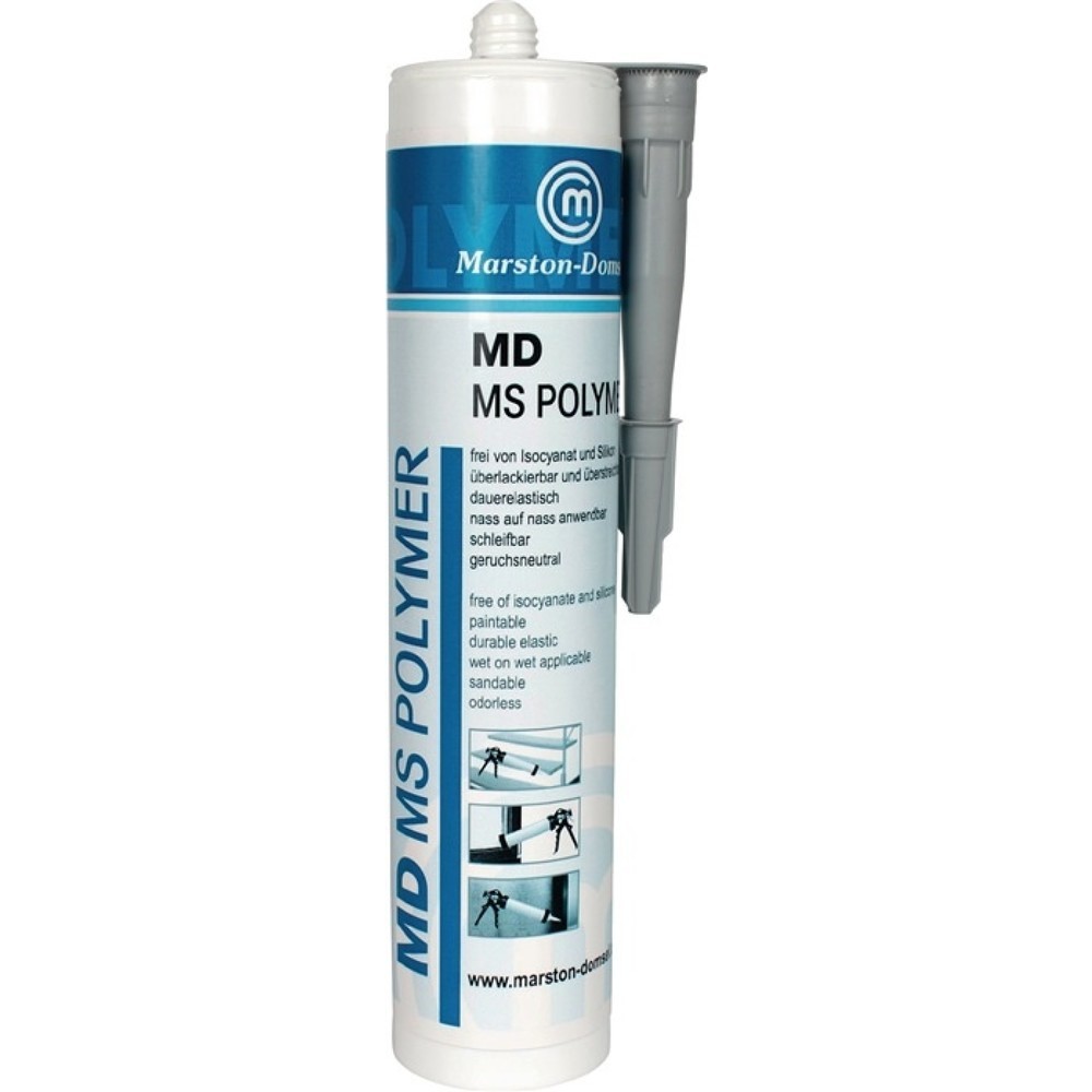 MARSTON Kleb- u.Dichtstoff MD-MS Polymer schwarz 440g Kartusche