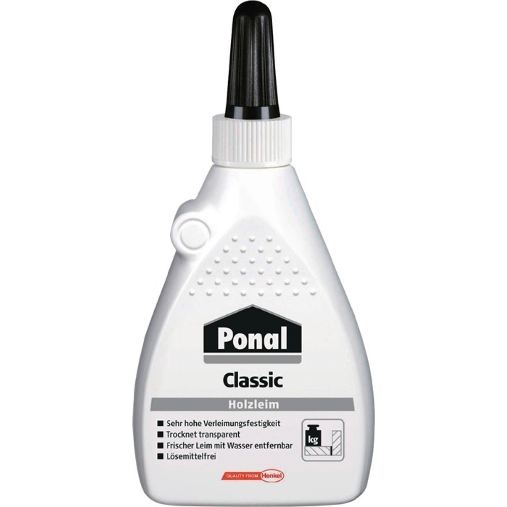 PONAL Holzleim Classic 550g EN 204: D1,D2 Flasche