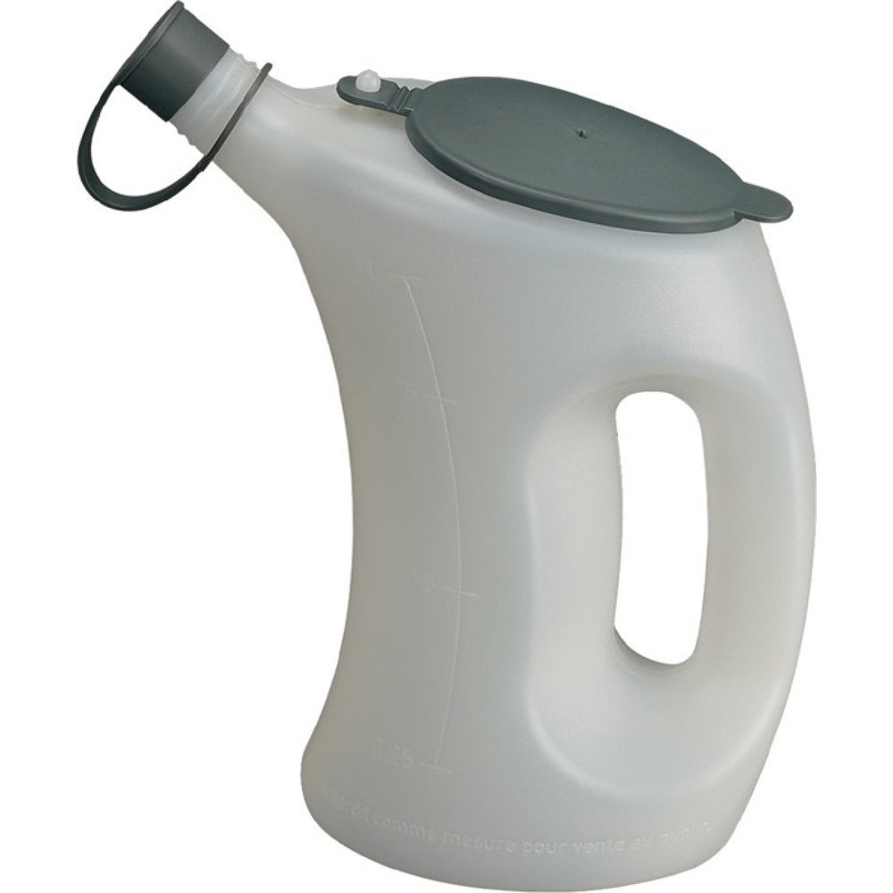 PRESSOL Messbecher 2l m.Schutzdeckel/Schutzkappe am Auslauf HDPE