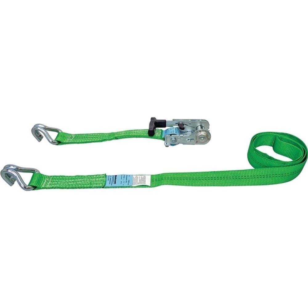 Dolezych Zurrgurt DIN EN 12195-2 Länge 6 m Breite 35 mm mit DoRapid-Druckratsche + Profilhaken