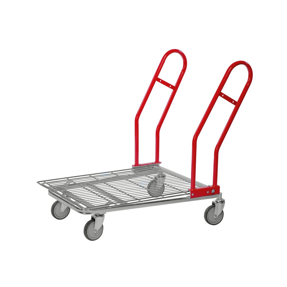 Kongamek Cash-'n'-Carry-Wagen, für Grossgüter, Seitenbügel, Ladefläche BxT 600 x 850 mm
