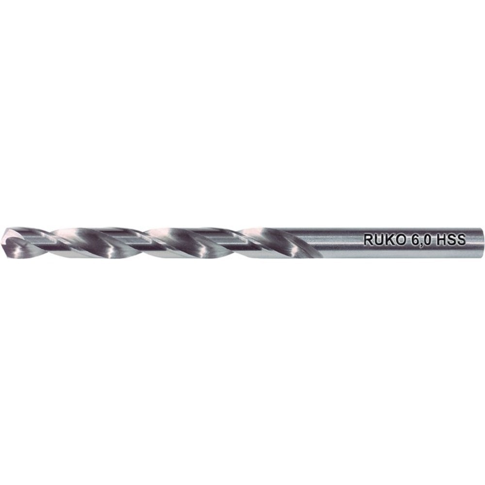 RUKO Spiralbohrer DIN 338 Typ N D.7,5mm HSS profilgeschl.Zyl.schaft
