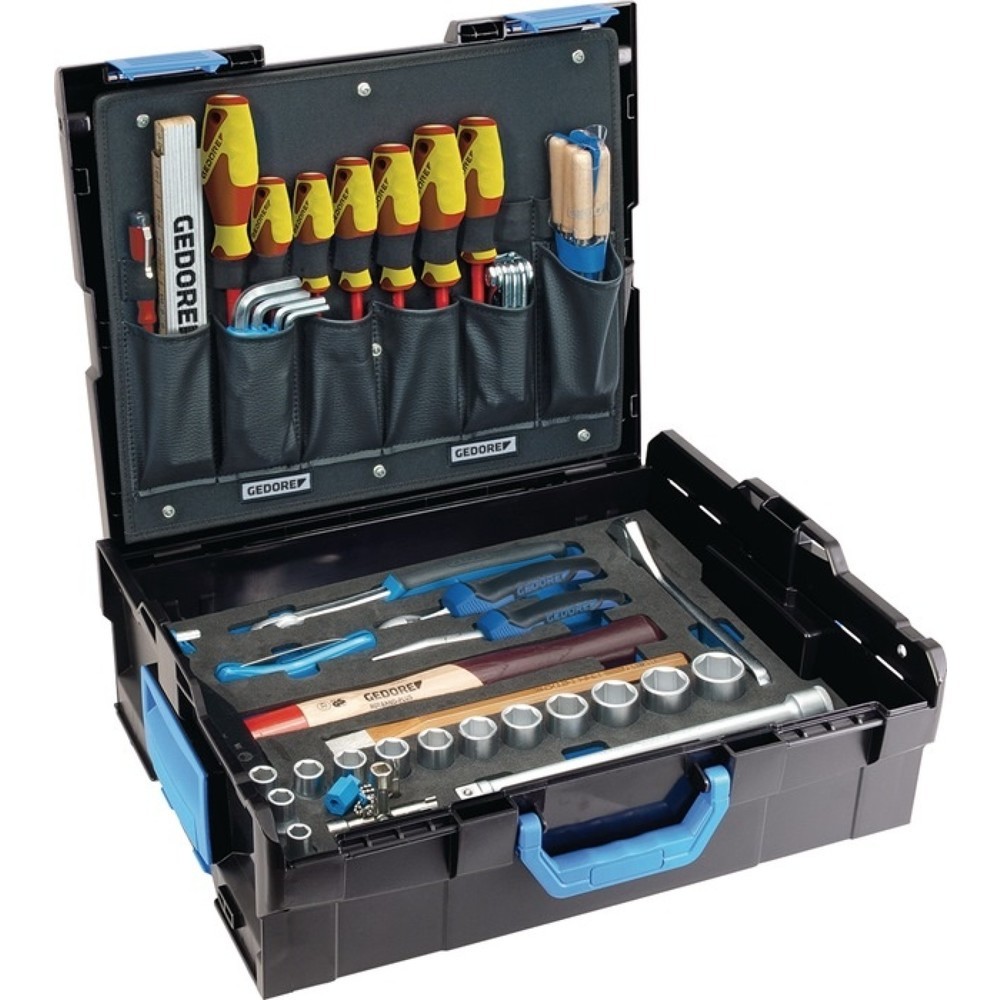 GEDORE Werkzeugsortiment 1100-01 58-tlg.allgemeines Handwerk L-Boxx
