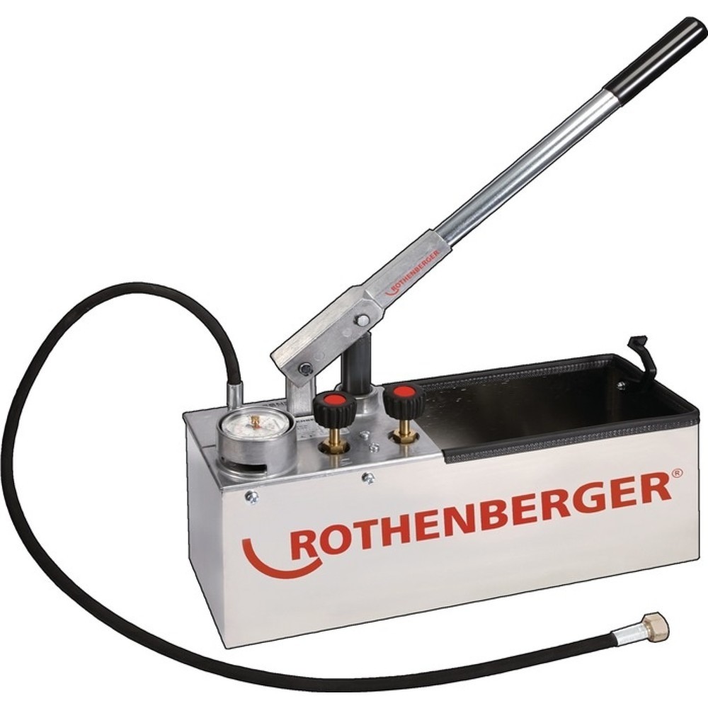 Prüfpumpe RP 50 0 60 bar R 1/2 Zoll Saugvolumen pro Hub ca. 45 ml ROTHENBERGER